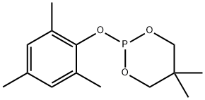 5,5-디메틸-2-(2,4,6-트리메틸페녹시)-1,3,2-디옥사포스포리난 구조식 이미지