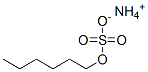 azanium 1-sulfonatooxyhexane Structure