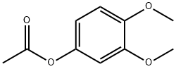 Acetic acid 3,4-dimethoxyphenyl ester Structure