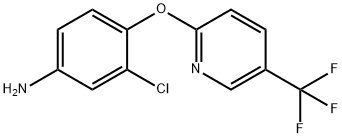 3-클로로-4-([5-(트리플루오로메틸)-2-피리디닐]옥시)아닐린 구조식 이미지