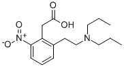 2-(2-N,N-디프로필아미노에틸)-6-니트로페닐아세트산 구조식 이미지