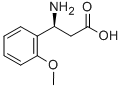 (S)-3-Amino-3-(2-methoxy-phenyl)-propionic acid 구조식 이미지