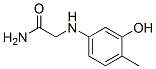 2-[(3-hydroxy-4-methylphenyl)amino]acetamide  Structure