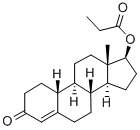 Nandrolone 17-propionate 구조식 이미지