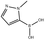 (1-Methyl-1H-pyrazol-5-yl)-boronic acid Structure
