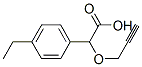 Benzeneacetic acid, 4-ethyl-alpha-(2-propynyloxy)- (9CI) Structure