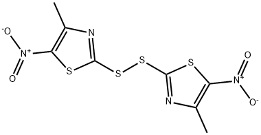 2,2'-Dithiobis(4-methyl-5-nitrothiazole) Structure