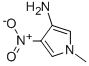 1H-Pyrrol-3-amine,1-methyl-4-nitro-(9CI) Structure