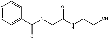 N-(2-[(2-HYDROXYETHYL)AMINO]-2-OXOETHYL)BENZENECARBOXAMIDE Structure