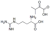 L-arginine mono(3-methyl-2-oxobutyrate)  Structure
