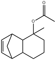 1,4,4a,5,6,7,8,8a-octahydro-5-methyl-1,4-methanonaphthalen-5-yl acetate  구조식 이미지