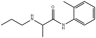 Prilocaine 구조식 이미지