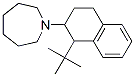 1-[(1,1-Dimethylethyl)-1,2,3,4-tetrahydro-2-naphthalenyl]hexahydro-1H-azepine 구조식 이미지