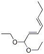 2,4-Heptadienal diethyl acetal Structure