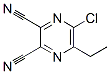 5-Chloro-6-ethyl-2,3-pyrazinedicarbonitrile Structure