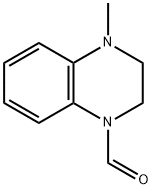 1(2H)-Quinoxalinecarboxaldehyde,3,4-dihydro-4-methyl-(9CI) 구조식 이미지