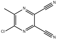 5-Chloro-6-methyl-2,3-pyrazinedicarbonitrile Structure