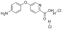 5-(4-a미노페녹시)피리딘-2-카르복실산이염산염 구조식 이미지
