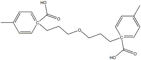 Bis(4-methylbenzoic acid)oxybis(3,1-propanediyl) ester Structure