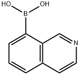 8-isoquinolinyl-boronic acid Structure
