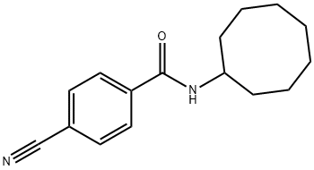 Benzamide, 4-cyano-N-cyclooctyl- (9CI) Structure