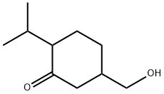 Cyclohexanone, 5-(hydroxymethyl)-2-(1-methylethyl)- (9CI) Structure