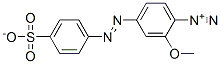 2-메톡시-4-[(4-설포네이토페닐)아조]벤젠디아조늄 구조식 이미지