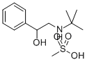 2-t-부틸아미노-1-페닐에탄올메탄설포네이트 구조식 이미지