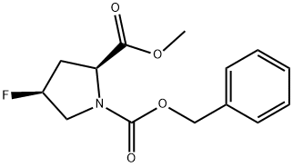 （2s，4s）-1-benzyl-2-methy-4-fluoropyrrolidine-1，2-dicarbo Structure
