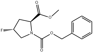 （2S,4R)-1-benzyl-2-methyl-4-fluoropyrrolidine-1,2-dicarboxy 구조식 이미지