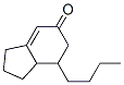 7-Butyl-1,2,3,6,7,7a-hexahydro-5H-inden-5-one Structure