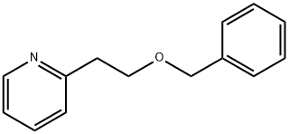2-[2-(페닐메톡시)에틸]피리딘 구조식 이미지