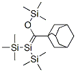 1,1-Bis(trimethylsilyl)-2-(trimethylsiloxy)-2-(1-adamantyl)-1-silaethe ne 구조식 이미지