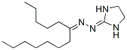 Tridecan-6-one (imidazolidin-2-ylidene)hydrazone Structure