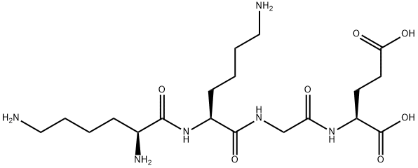 LYS-LYS-GLY-GLU 구조식 이미지