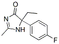 4H-Imidazol-4-one,5-ethyl-5-(4-fluorophenyl)-1,5-dihydro-2-methyl-,(-)-(9CI) Structure