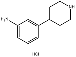 4-(3-AMINOPHENYL)PIPERIDINE HYDROCHLORIDE
 Structure