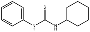 1-CYCLOHEXYL-3-PHENYL-2-THIOUREA 구조식 이미지