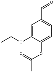 2-ETHOXY-4-FORMYL-PHENYL ACETATE Structure