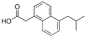 5-이소부틸나프탈렌-1-아세트산 구조식 이미지
