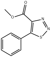 5-Phenyl-[1,2,3]thiadiazole-4-carboxylic acid methyl ester 구조식 이미지