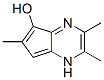 1H-Cyclopentapyrazin-5-ol,2,3,6-trimethyl-(9CI) Structure