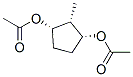 1,3-Cyclopentanediol,2-methyl-,diacetate,(1-alpha-,2-alpha-,3-alpha-)-(9CI) 구조식 이미지