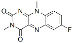 Benzo[g]pteridine-2,4(3H,10H)-dione,3,10-dimethyl-7-fluoro- 구조식 이미지