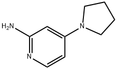 2-Pyridinamine,4-(1-pyrrolidinyl)-(9CI) Structure