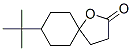 8-(1,1-dimethylethyl)-1-oxaspiro[4.5]decan-2-one 구조식 이미지