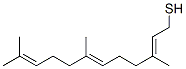 3,7,11-Trimethyl-2,6,10-dodecatriene-1-thiol Structure