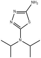 2-Amino-5-(diisopropylamino)-1,3,4-thiadiazole Structure