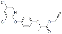 prop-2-ynyl 2-[4-[(3,5-dichloro-2-pyridyl)oxy]phenoxy]propionate Structure