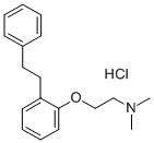 2-(2-Dimethylaminoethoxy)bibenzyl hydrochloride Structure